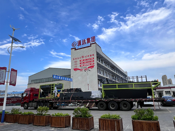 貴州遵義有機(jī)肥生產(chǎn)線發(fā)貨